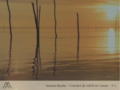 Magnet Instant Bassin - Coucher de soleil au Canon - N°3