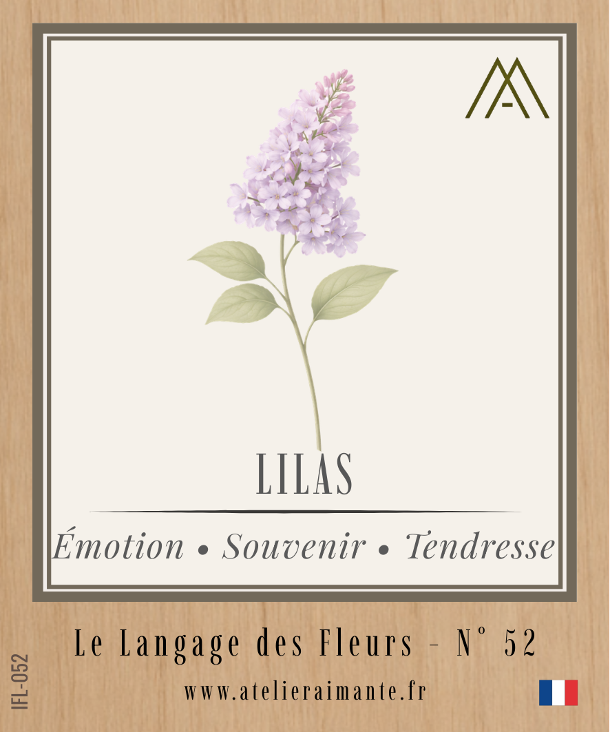 Magnet Instant FLEUR - Lilas - N°52