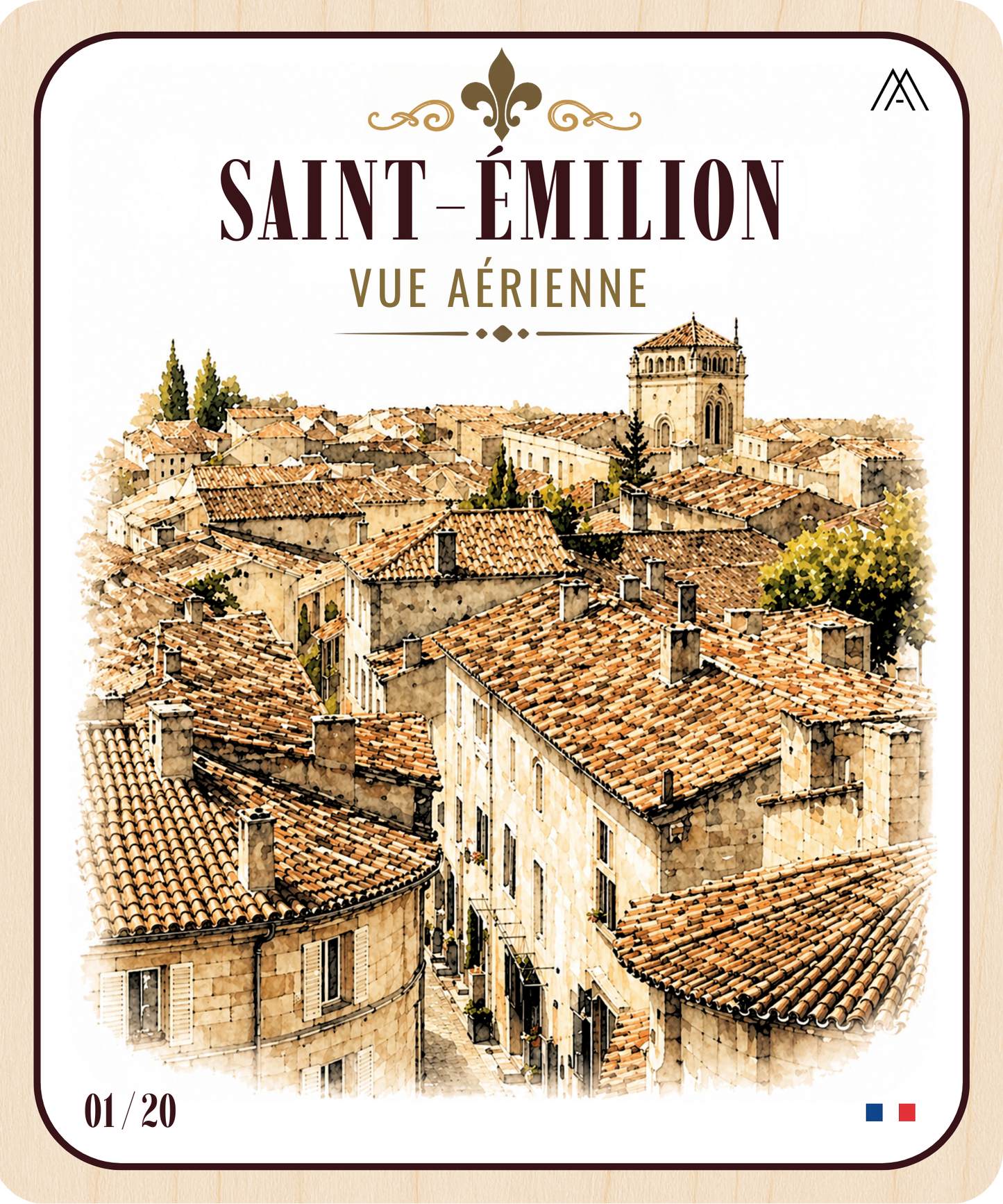Vue aérienne - Saint-Émilion - N°1