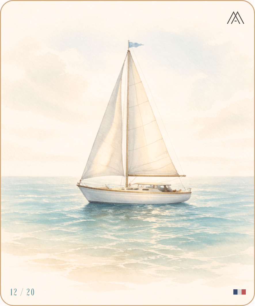 Voilier - Instant Bord de Mer - N° 12