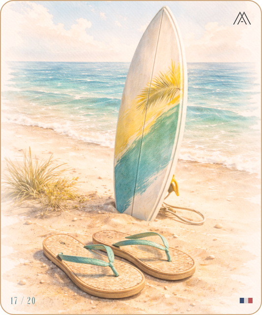Planche de Surf - Instant Bord de Mer - N° 17