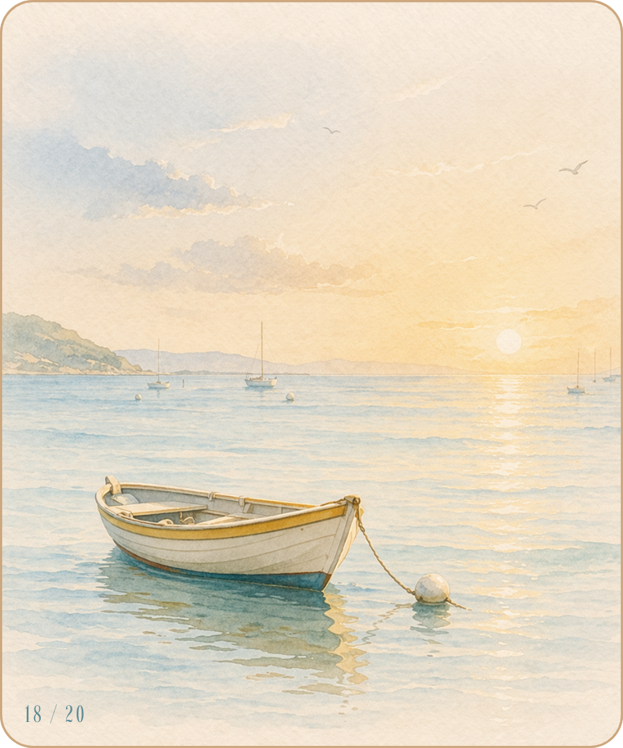 Barque - Instant Bord de Mer - N° 18