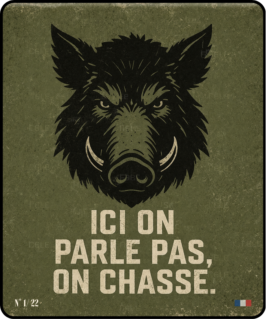 "Ici on parle pas, on chasse" - Instant Chasse - N°1