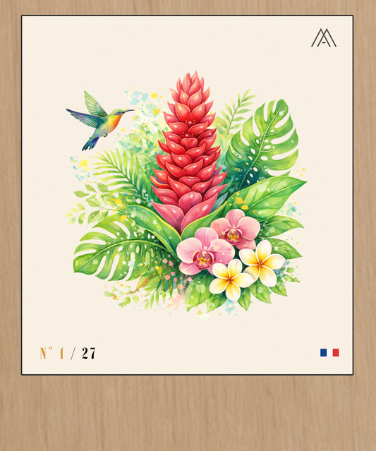 Fleur de Gingembre Bouquet - Instant Fleurs Tropicales - N°1