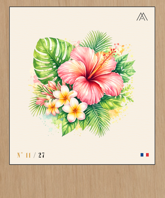 Fleur d'Hibiscus - Instant Fleurs Tropicales - N°11