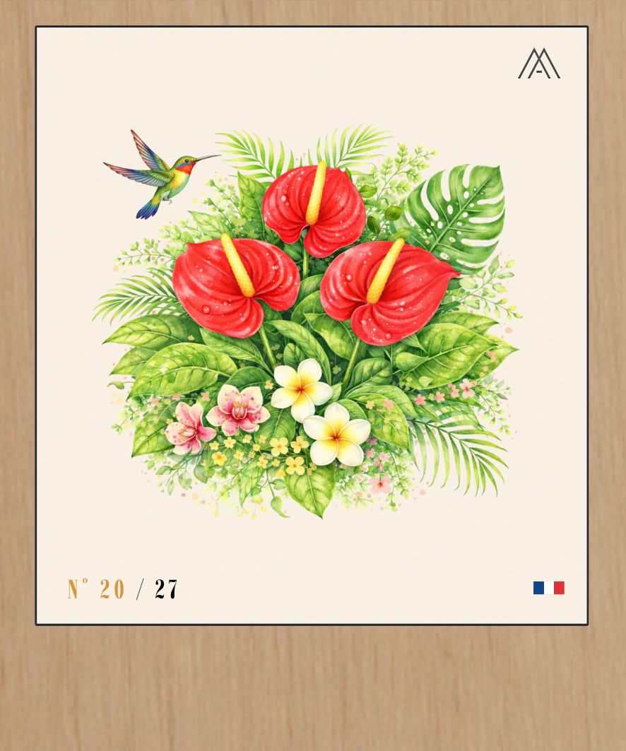 Anthurilum - Instant Fleurs Tropicales - N°20