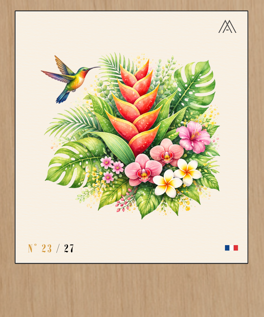 Heliconia - Instant Fleurs Tropicales - N°23