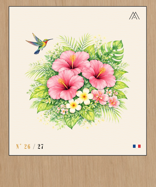 Fleur d'Hibiscus - Instant Fleurs Tropicales - N°26
