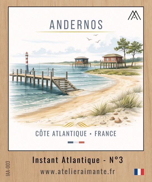 Magnet Instant Atlantique - Andernos - N°3