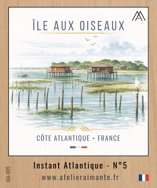 Magnet Instant Atlantique - Île aux Oiseaux - N°5