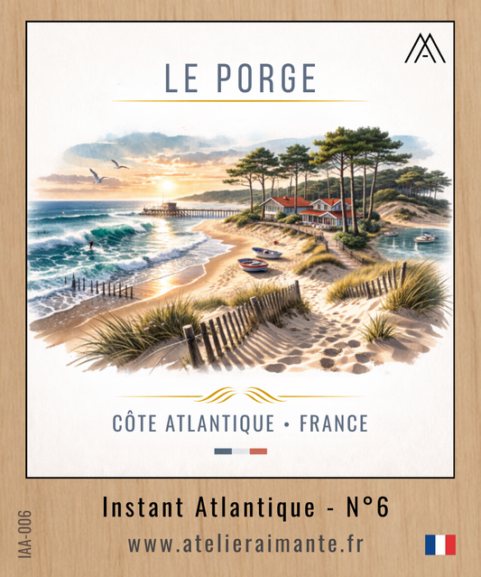 Magnet Instant Atlantique - Le Porge - N°6