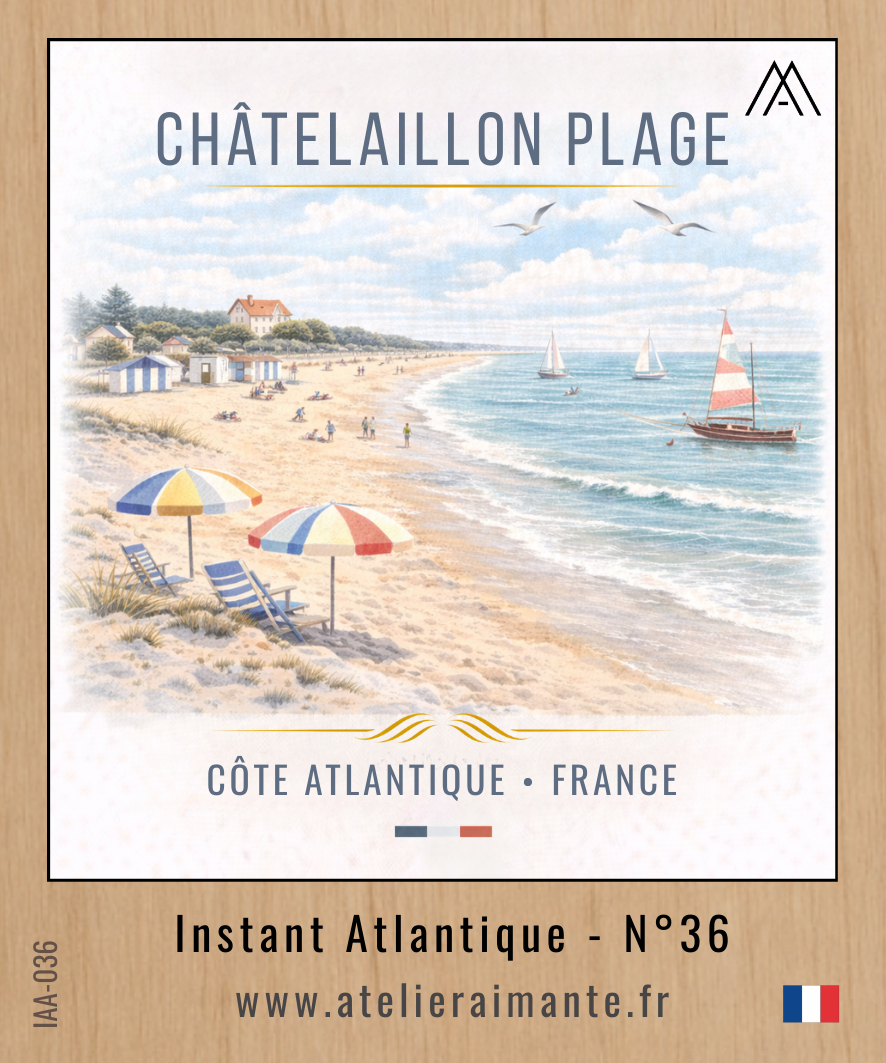 Magnet Instant Atlantique - Châtelaillon Plage - N°36