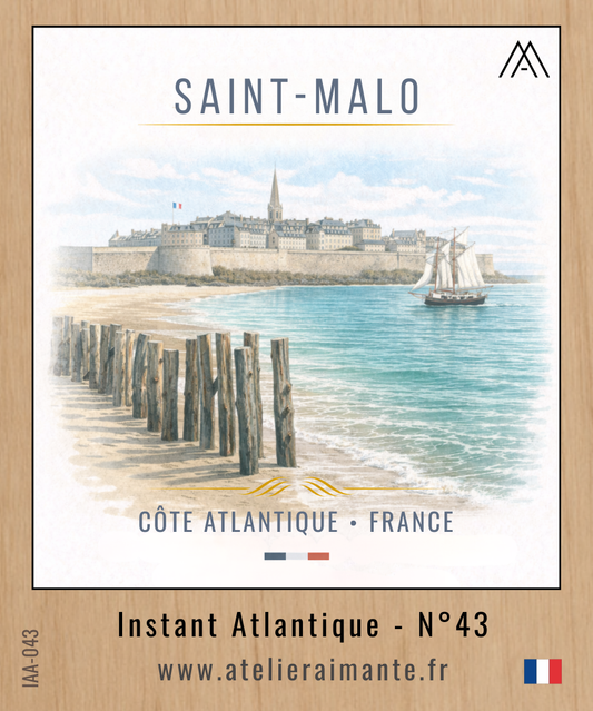 Magnet Instant Atlantique - Saint-Malo - N°43