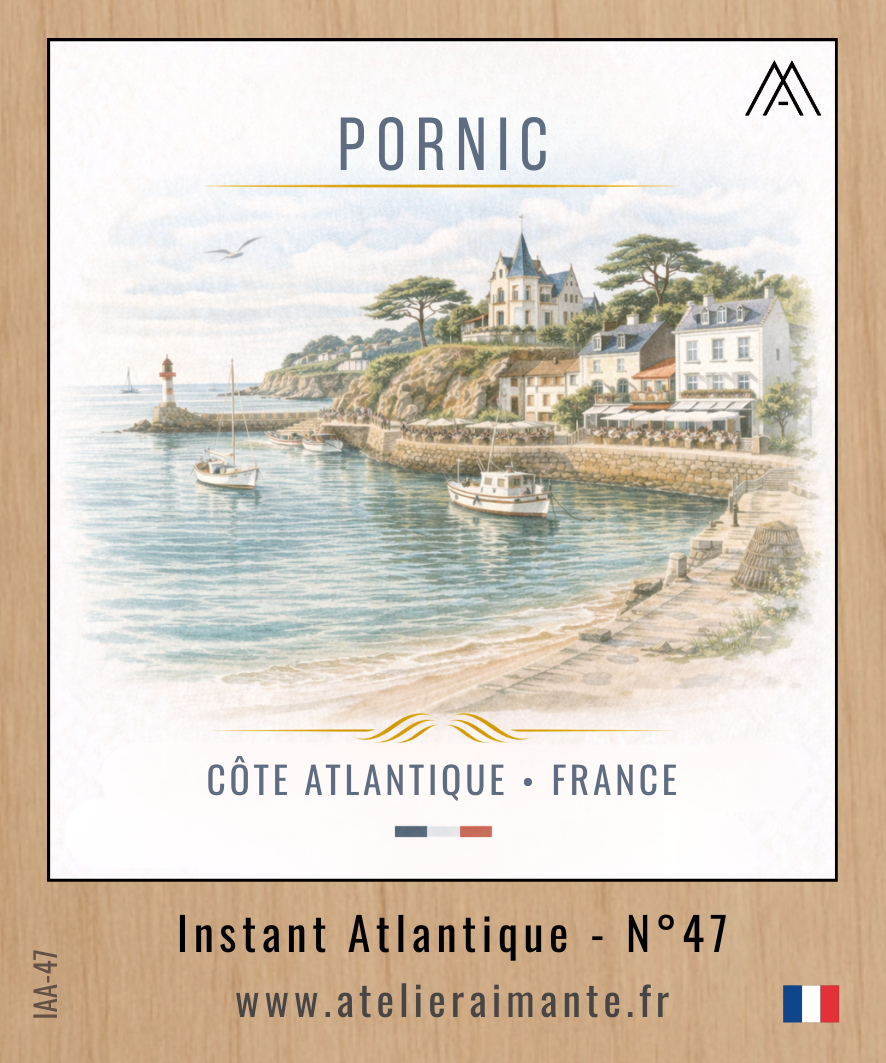 Magnet Instant Atlantique - Pornic - N°47