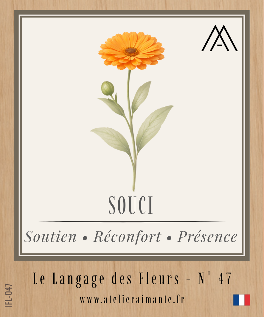 Magnet Instant FLEUR - Souci - N°47