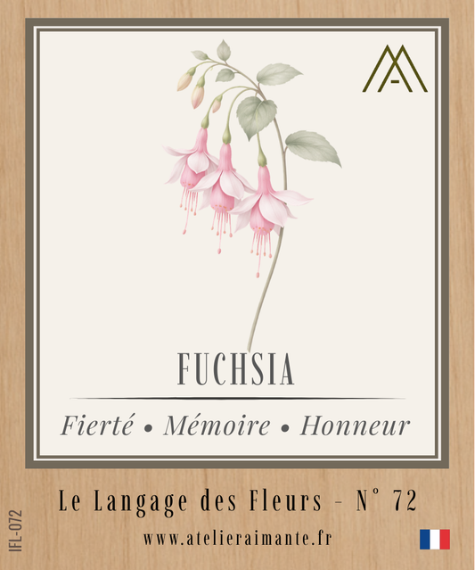 Magnet Instant FLEUR - Fuchsia - N°72