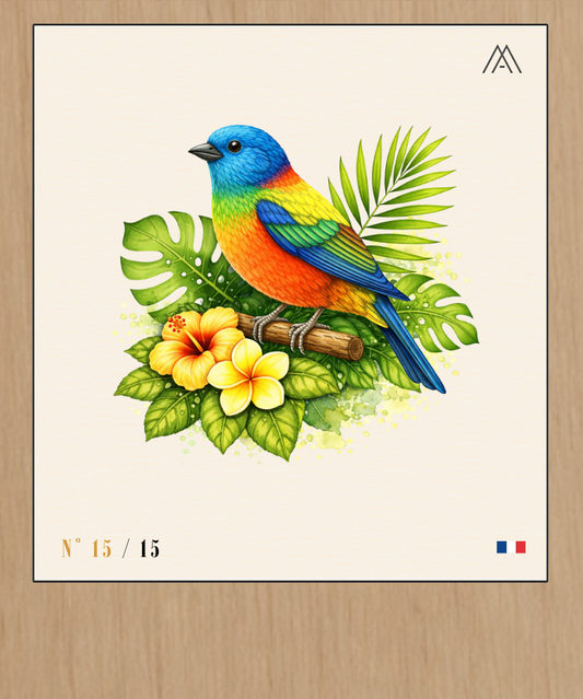 Loriquet Arc-en-Ciel- Instant Oiseaux Exotiques - N°15